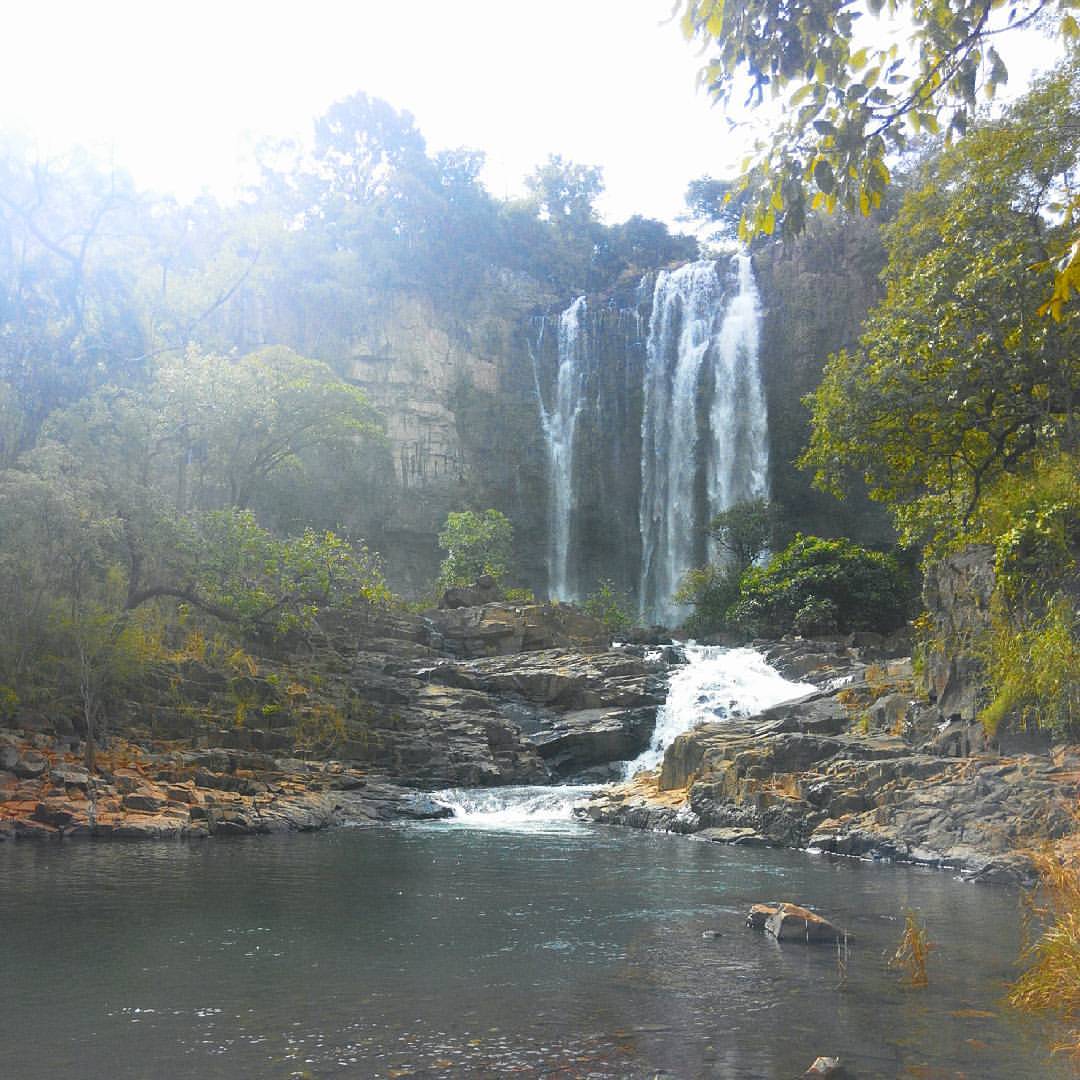 The waterfall at Ingli